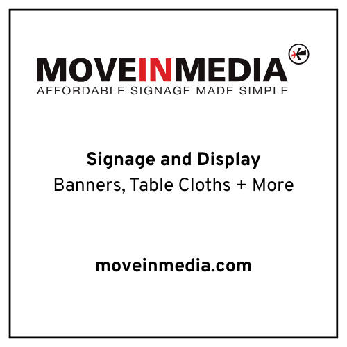 Move In Media Banners, Signage and Tradeshow Displays