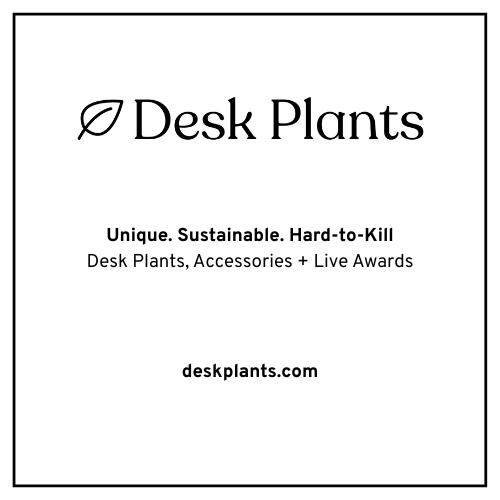 Sustainable, hard-to-kill live plants gifts and live awards