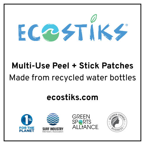 Customizable Peel and Stick Patches made from Recycled Water Bottles - EcoStiks Ecostiks Logo - Upcycled Stickers and Patches